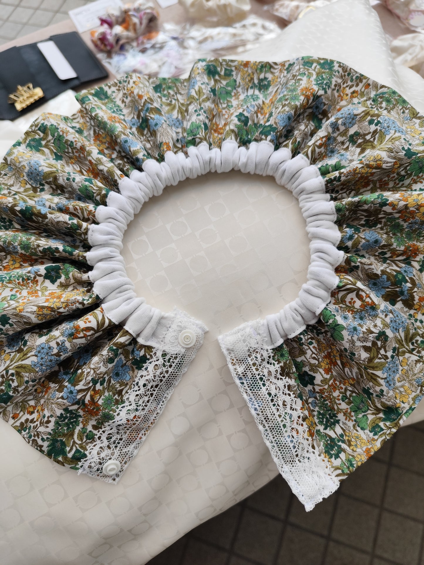 ベビースタイ オーガニックコットン100%  リバーシブル 360度 C