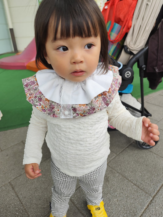 ベビースタイ オーガニックコットン100%  リバーシブル 360度 B