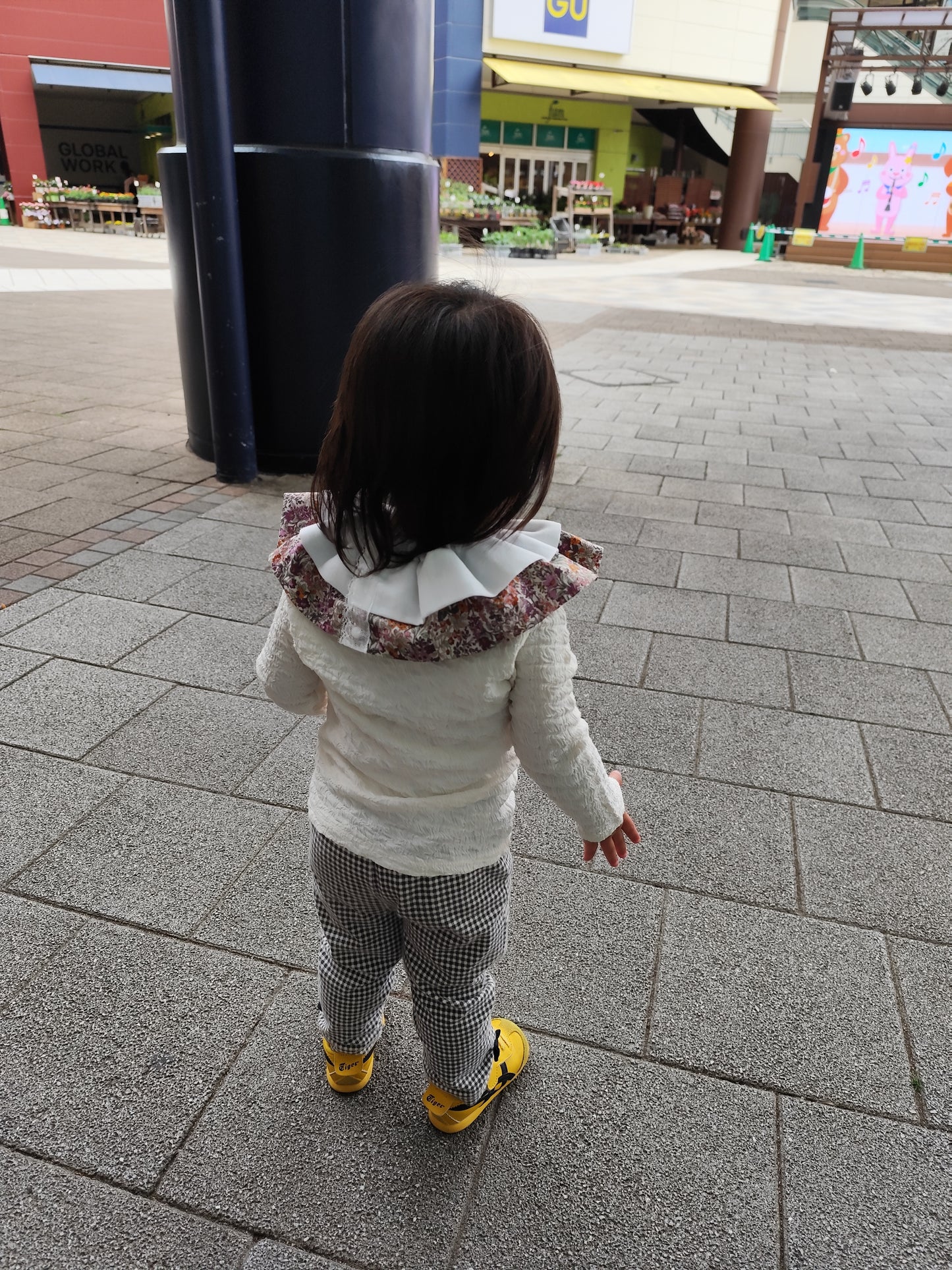 ベビースタイ オーガニックコットン100%  リバーシブル 360度 B