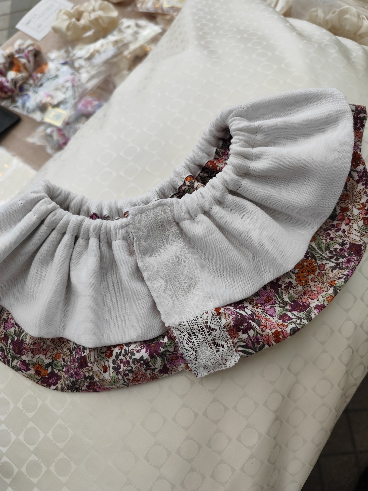 ベビースタイ オーガニックコットン100%  リバーシブル 360度 B