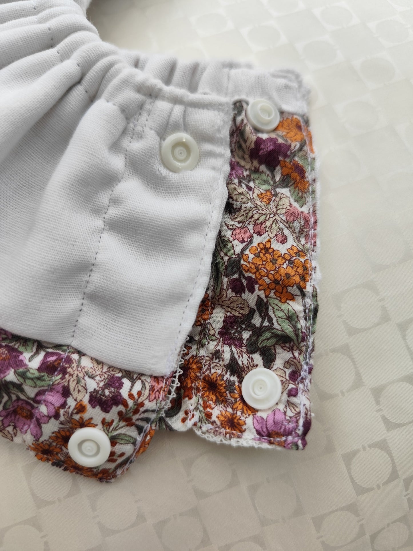 ベビースタイ オーガニックコットン100%  リバーシブル 360度 B